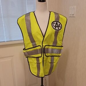 4/$60 CAA Reflective Safety Vest - School Safety Patrol